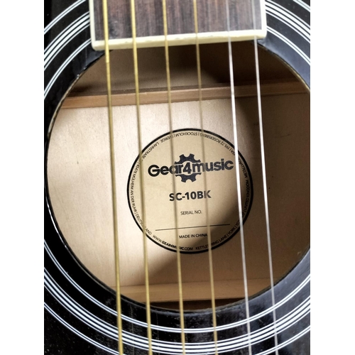 292 - Gear 4 Music Acoustic Guitar SC-10BK. Collection Only.