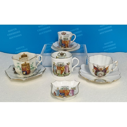 295 - Collection of Wileman & Co Foley China  Commemorative Ware to include The Death of Queen Victoria 19... 