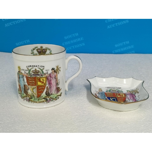 295 - Collection of Wileman & Co Foley China  Commemorative Ware to include The Death of Queen Victoria 19... 