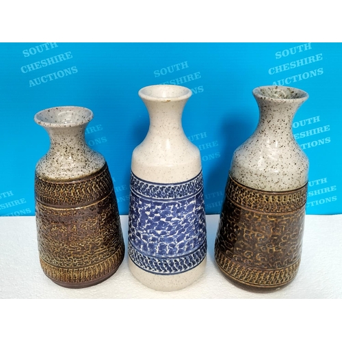 299 - Collection of Mixed Purbeck Pottery Stoneware Items to include Bowls, Vases, etc. Largest Bowl 31cm ... 