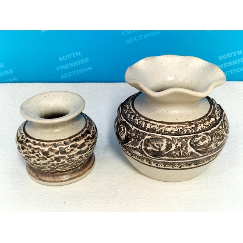 299 - Collection of Mixed Purbeck Pottery Stoneware Items to include Bowls, Vases, etc. Largest Bowl 31cm ... 