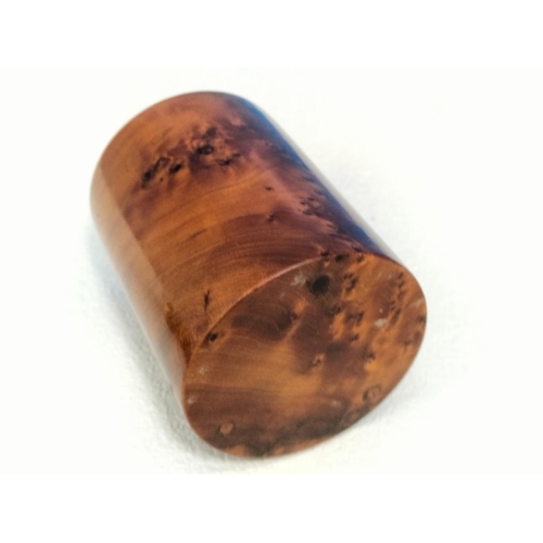 47 - Early 20th Century Burr Walnut Stationery Box and Pen Holder. Box 4cm High, 20cm x 10cm.