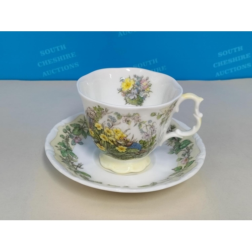 48 - Royal Doulton Brambly Hedge 'Summer' and 'Autumn' 9cm Mugs plus 'Spring' Cup and Saucer.