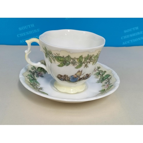 48 - Royal Doulton Brambly Hedge 'Summer' and 'Autumn' 9cm Mugs plus 'Spring' Cup and Saucer.