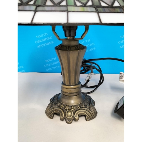 6 - Tiffany Style Table Lamp W/O. 32cm Tall