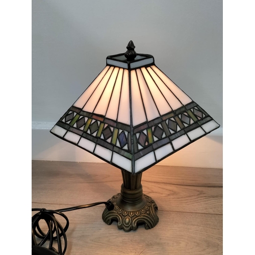 6 - Tiffany Style Table Lamp W/O. 32cm Tall
