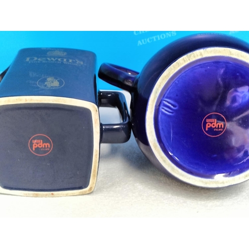247 - Whisky Water Advertising Jugs (2), Wade President Special Reserve and Dewar's Fine Scotch Whisky. Ta... 