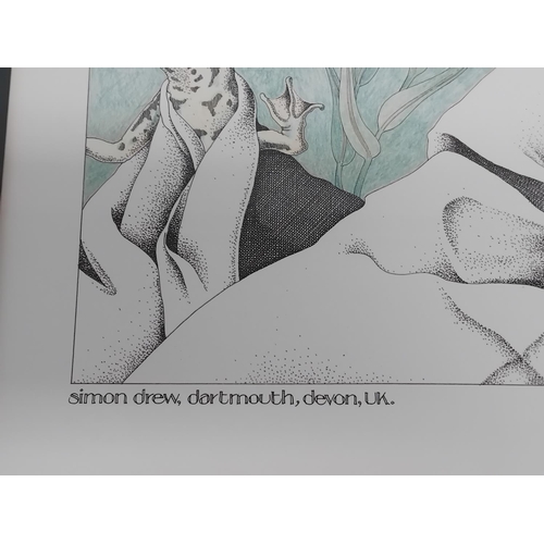 249 - Framed and Mounted Simon Drew 'Great Mistakes in Music' Prints (2), 'Poultry in Motion' and 'Newts i... 