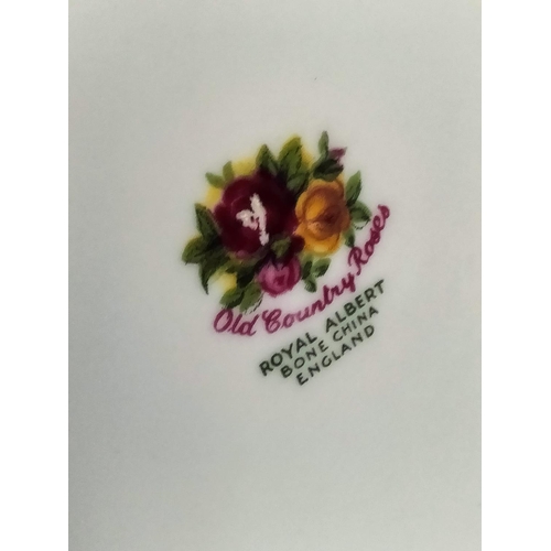 8 - Royal Albert 'Old Country Roses' Teapot, Coffee Pot, Jug and 2 x Cake Plates. Seconds.