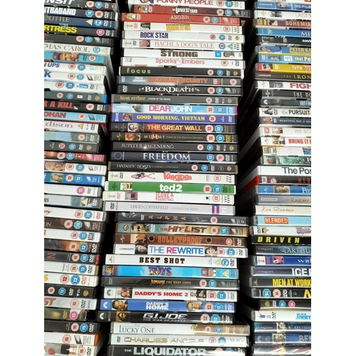 Large Collection 200+ Mixed Genre DVDs, Some Sealed.