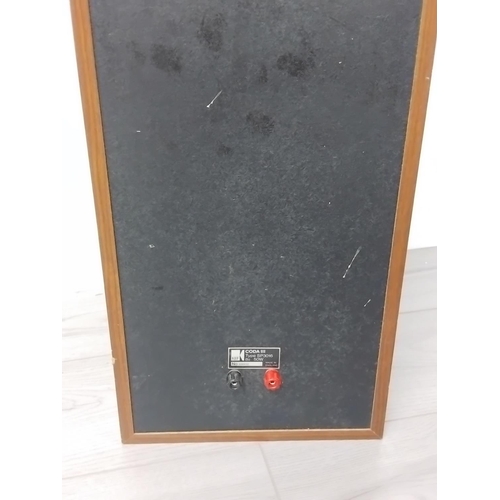 5 - Pair of vintage 1980's KEF Coda III book shelf speakers (Untested)