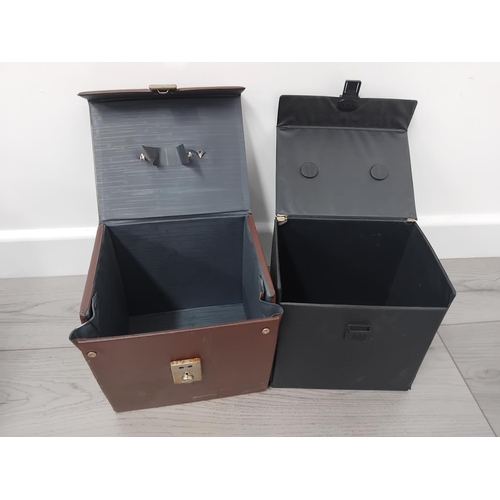6A - Collection of record carry cases to include 5 single record cases and 1 album case