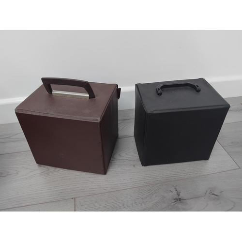 6A - Collection of record carry cases to include 5 single record cases and 1 album case