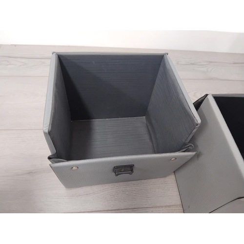 6A - Collection of record carry cases to include 5 single record cases and 1 album case