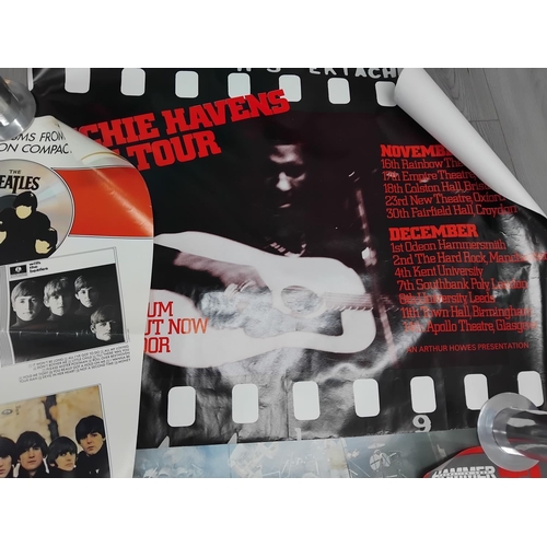 35 - Collection of music themed posters-various artist