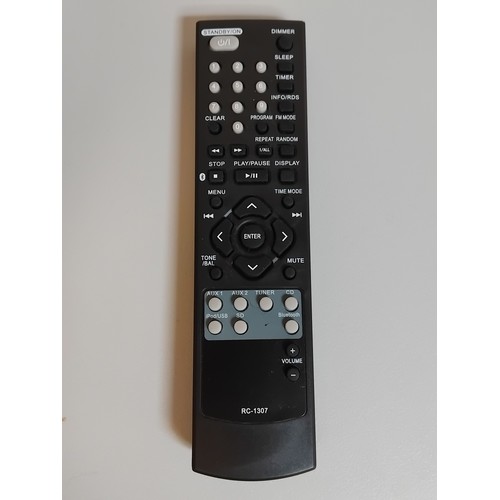 5A - TEAC CR-H258I CD receiver with speakers (powers up) W/O With Compatible Replacement RC-1307 Remote C... 