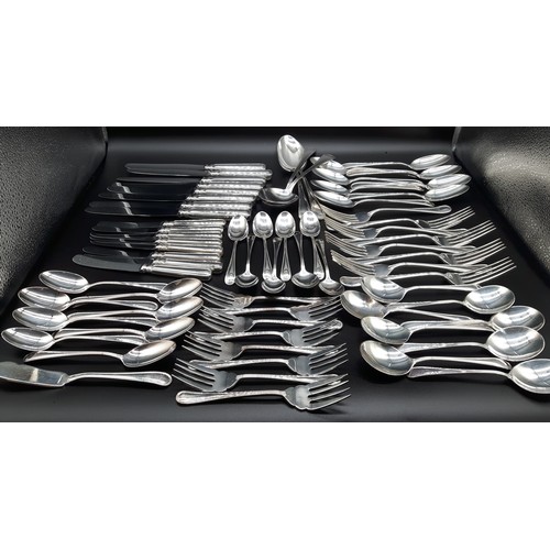 7 - Birks Regency Silver Plated Cutlery 69 pieces 8 place serving set.