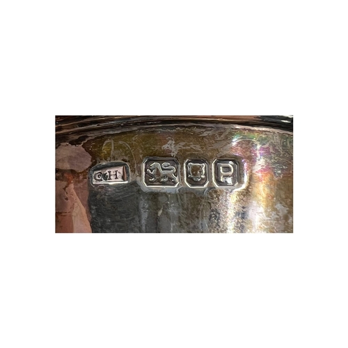 166 - AN UNUSUAL SILVER CHRISTENING MUG OF TAPERING FORM WITH A SNAKE FORMED HANDLE, CIRCA 1950An unusual ... 