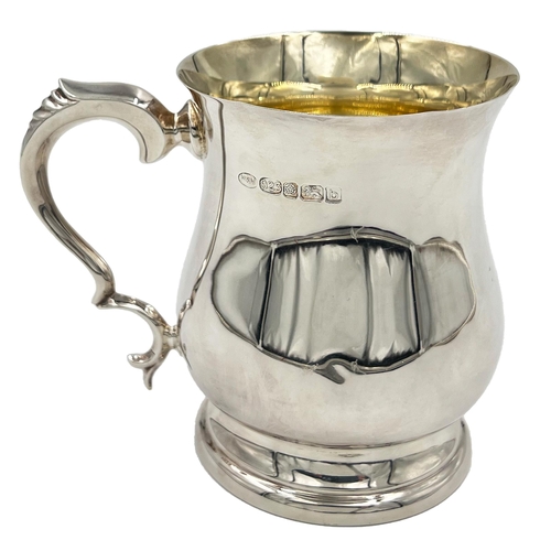 176 - A GOOD QUALITY MODERN SILVER BALUSTER TANKARD, SHEFFIELD, MAPPINT & WEBB, 2001A good quality modern ... 