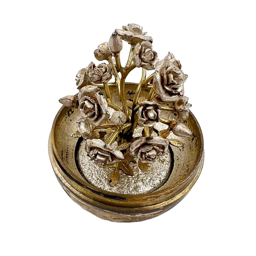 210 - A NICHOLAS PLUMMER SILVER SURPRISE EGG THAT OPENS TO REVEAL A ROSEBUSH, LONOND, 2003A Nicholas Plumm... 