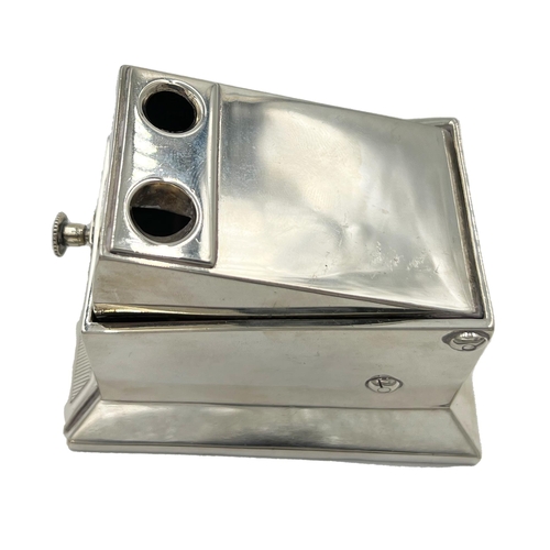 212 - AN UNUSUAL SILVER CIGAR CUTTER AND VESTA CASE, LONDON, CIRCA 1880An unusual silver cigar cutter and ... 