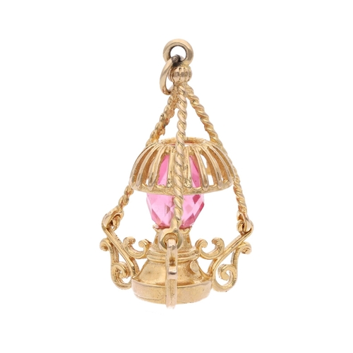 120 - 9ct Gold Candle Lamp Charm 
 
  
 

  HALLMARKS: marked for 9ct Gold 
 
 
  
 

  MEASUREMENT: 34.5m... 