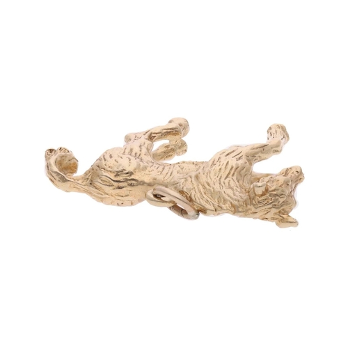 148 - 9ct Gold Horse Charm. 
 
  
 

  HALLMARKS: marked for 9ct Gold 
 
 
  
 

  MEASUREMENT: 25mm long ... 