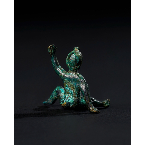 1 - UNUSAL FIGURAL BRONZE ROMAN GAMING PIECE, 1ST - 2ND CENTURY A.D.

Unusual figural bronze gaming piec... 