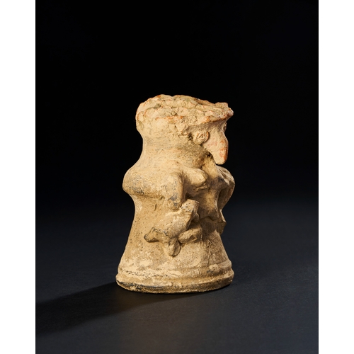 92 - TERRACOTTA VOTIVE FIGURE, THE INDUS CIVILIZATION, 2ND MILLENNIUM B.C. TERRACOTTA VOTIVE FIGURE, THE ... 