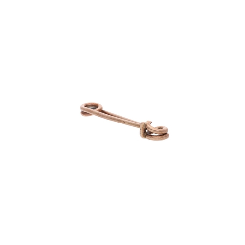 101 - 9ct Rose Gold and Kilt Pin. 9ct Rose Gold and Kilt Pin.            HALLMARKS: marked for 9ct Gold   ... 