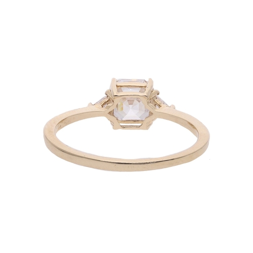 112 - 9ct Gold and Cubic Zirconia Ring, Size 8.25 US | Size Q UK 9ct Gold and Cubic Zirconia Ring         ... 