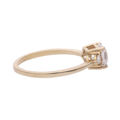 112 - 9ct Gold and Cubic Zirconia Ring, Size 8.25 US | Size Q UK 9ct Gold and Cubic Zirconia Ring         ... 