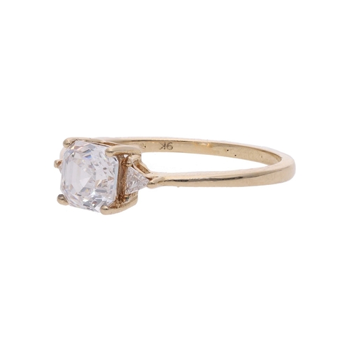 112 - 9ct Gold and Cubic Zirconia Ring, Size 8.25 US | Size Q UK 9ct Gold and Cubic Zirconia Ring         ... 