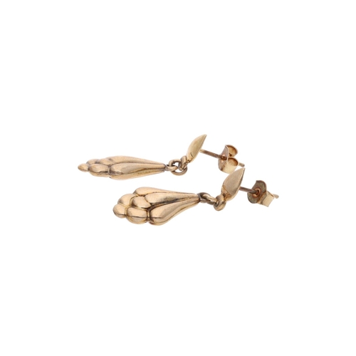 114 - 9ct Gold Drop Earrings 9ct Gold Drop Earrings            HALLMARKS: Marked for 9ct gold             ... 