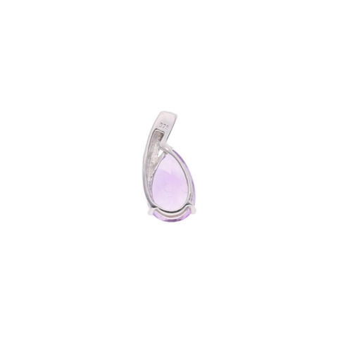 116 - 9ct White Gold and Amethyst Pendant. 9ct White Gold and Amethyst Pendant.            HALLMARKS: mark... 