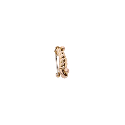 140 - Antique 9ct Gold Knock Brooch Antique 9ct Gold Knock Brooch            HALLMARKS: Marked for 9ct Gol... 