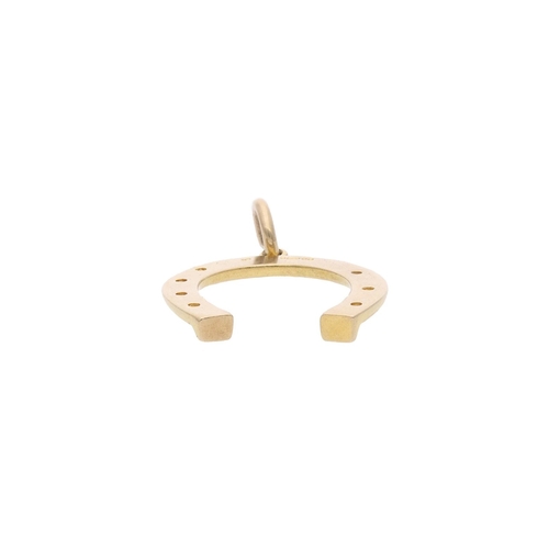 149 - 9ct Gold Lucky Horse Shoe Charm 9ct Gold Lucky Horse Shoe Charm            HALLMARKS: Marked for 9ct... 