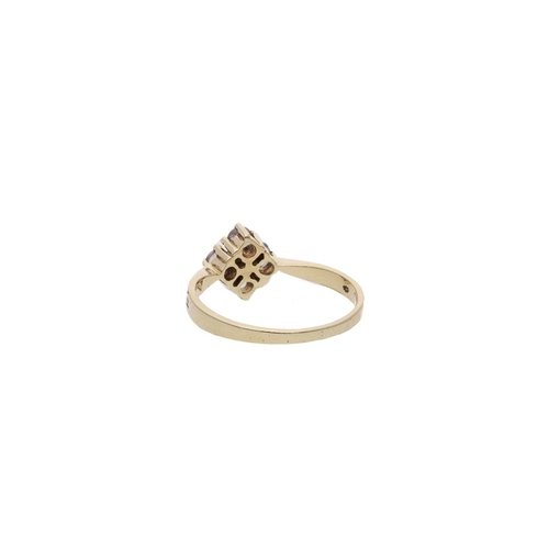 154 - 14ct Gold and Clear Stone Ring, Size 7 US | Size N 1/2 UK 14ct Gold and Clear Stone Ring            ... 