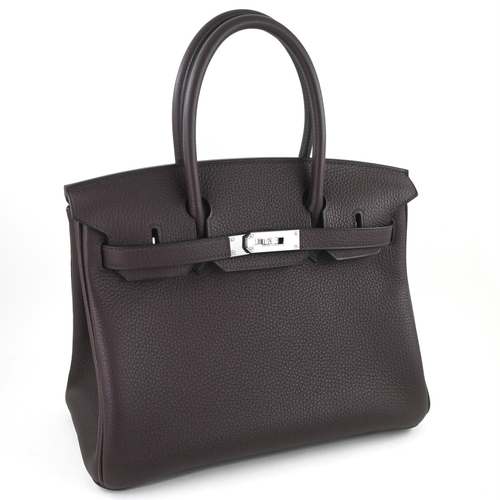 16 - Hermes B30 Rouge Sellier Handbag Hermes Birkin 30 Rouge Sellier, 30cm.     Hardware: Palladium ... 