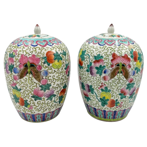 172 - A PAIR OF CHINESE PORCELAIN HAND PAINTED VASE A PAIR OF CHINESE PORCELAIN HAND PAINTED VASE    ... 