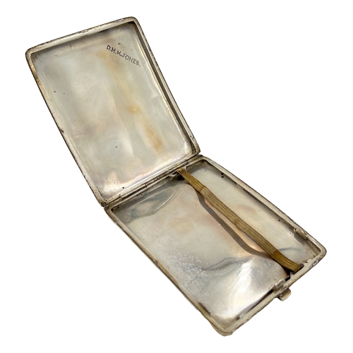 179 - SILVER AND NIELLO CIGARETTE CASE, IRAQ, 20TH CENTURY W: 10.5cm, Weight: 142g