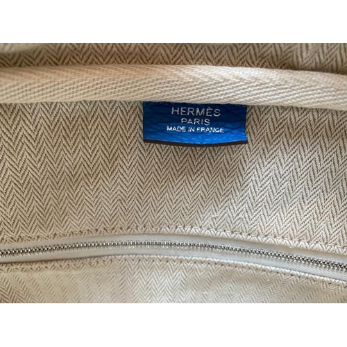 20 - Hermes Victoria 35 Bleu de Galice Bag Hermes Victoria 35 Bleu de Galice, 35cm.     Hardware: Pa... 