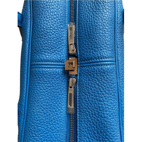 20 - Hermes Victoria 35 Bleu de Galice Bag Hermes Victoria 35 Bleu de Galice, 35cm.     Hardware: Pa... 