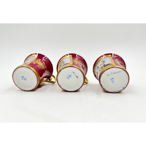 200 - PARIS PORCELAIN NAPOLEONIC TEA SET PARIS PORCELAIN NAPOLEONIC TEA SET    Teapot, H: 25cm, W: 23.5cm,... 