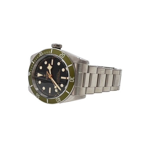 22 - TUDOR BLACK BAY HARRODS EXCLUSIVE STAINLESS STEEL AUTOMATIC WATCH, 41MM TUDOR Black Bay Harrods Excl... 