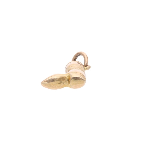 30 - 9ct Gold Boots Charm 9ct Gold Boots Charm            HALLMARKS: marked for 9ct Gold              MEA... 