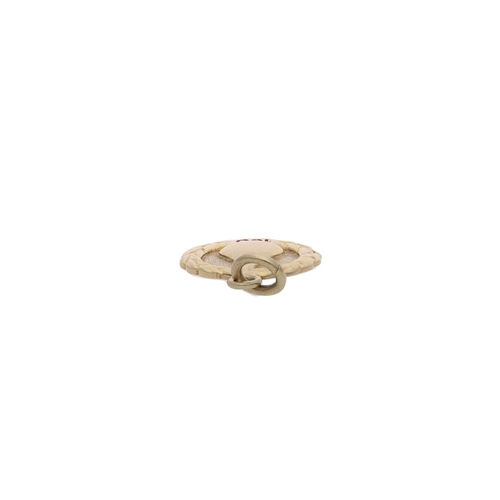 42 - 14ct Gold Medallion Charm 14ct Gold Medallion Charm            HALLMARKS: marked for 585 Gold       ... 