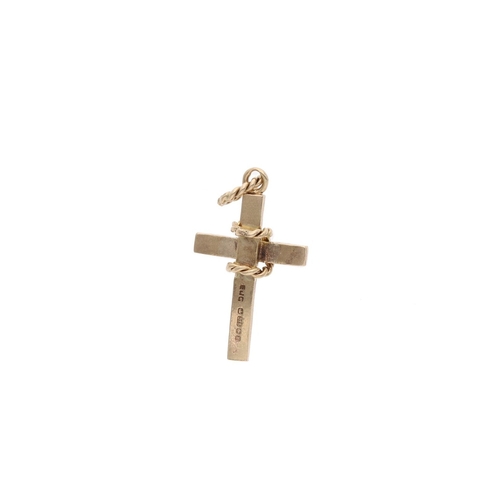 45 - 9ct Gold Cross Pendant. 9ct Gold Cross Pendant.            HALLMARKS: marked for 9ct Gold           ... 