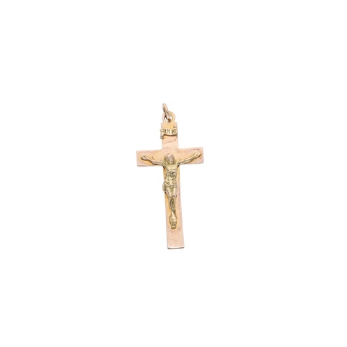 51 - 9ct Gold Crucifix Pendant. 9ct Gold Crucifix Pendant.            HALLMARKS: Marked for 9ct Gold     ... 