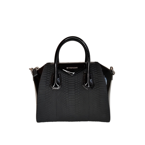 7 - A Givenchy Antigona Python Handbag Givenchy Antigon Python, 28cm.     Hardware: Gold    Leather... 